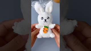 🐇🤍🐇Made A Cute Rabbit With Handkerchief 😍 [upl. by Bax593]