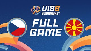 Group Phase  Czechia v North Macedonia  Full Basketball Game  FIBA U18 EuroBasket 2024 Division B [upl. by Annetta]