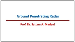 Ground Penetrating Radar GPR  239 [upl. by Rosner15]