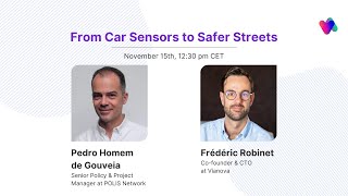 Road Safety Awareness Webinar  From Car Sensors to Safer Streets [upl. by Nedap685]