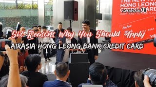 6 Reasons Why You Should Apply AirAsia Hong Leong Bank Credit Card [upl. by Charmain788]