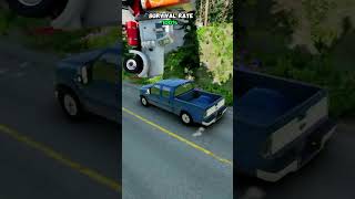 Chances Survival With Different Vehicles beamngdrive drivetosurvive carsurvivalgame ytshorts [upl. by Rochelle]