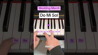 Wedding March ✨ piano pianotutorial [upl. by Hgieleak]