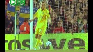 Diego Forlan in Villarreal  hattrick against Barca and first Pichichi 2005 [upl. by Ardyth]