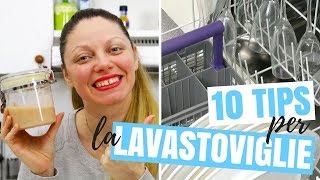 10 CONSIGLI COME FARE LA LAVASTOVIGLIE  DETERSIVO E BRILLANTANTE PER LAVASTOVIGLIE FAI DA TE [upl. by Assiram571]