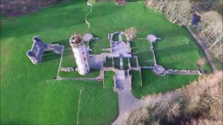 Eglinton Castle and Country Park From the Air  Kilwinning Ayrshire [upl. by Ennyletak]