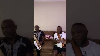 hossana by agboola shadare and Abrahamsax guitar 🎸 and saxophone 🎷 cover [upl. by Ahsekam]