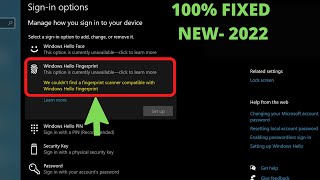 How to Fix Windows Hello isnt available on this device in Windows 10 [upl. by Yorled]