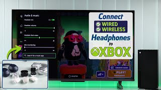 Xbox Series X How to Connect Any Headset Wired or Wireless Bluetooth [upl. by Rot]