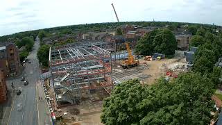 Loreto College New Build timelapse August 2024 [upl. by Caneghem]