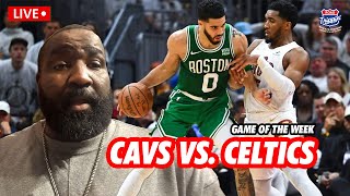 Game Of The Week Cavs vs Celtics  Live Reaction [upl. by Atilrep]