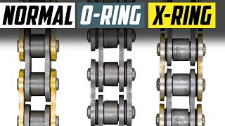 ORing vs XRing vs “Normal” Motorcycle Chains  What’s The Difference [upl. by Carney135]