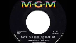 1965 HITS ARCHIVE Can’t You Hear My Heartbeat  Herman’s Hermits a 1 record [upl. by Gove]