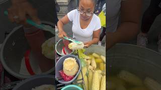 Preparando elote con maíz cacahuazintle en CDMX elote cacahuazintle antojos viral parati [upl. by Isayg640]