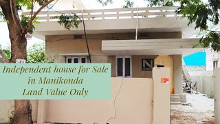 Independent House for sale in Manikonda  Hyderabad  200 sqyds [upl. by Joerg435]