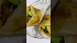 Watch Full Recipe Of Chicken Tikka Paratha Roll On My Channel food ytshort shorts chickenroll [upl. by Tonie]