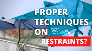 Proper Restraints Techniques Used in Hospital Set UpHow to Restraint an Violent Patient [upl. by Patrich]