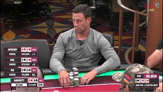 Great Garrett Hands Losing the Minimum and Bluffing [upl. by Boone236]