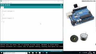 Buzzer with Arduino to Generate a Tone [upl. by Annairdua462]