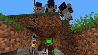 Minecraft Speedrunner VS 3 Cazadores [upl. by Ayit591]