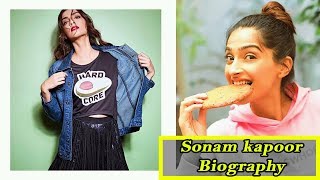 sonam kapoor Biography  Height  Weight  Age  Husband  Family [upl. by Yortal]