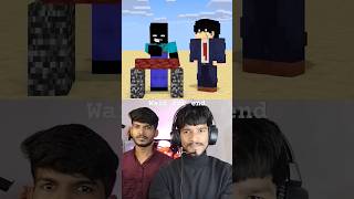 HELP Herobrine To Power Up And Split Bedrock friendship shorts trending anime [upl. by Athey164]