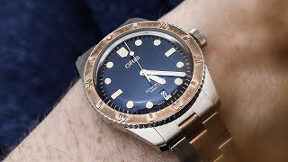 Oris Divers SixtyFive Black Dial and Bico Introducing the Bicolour 2019 [upl. by Limaj]