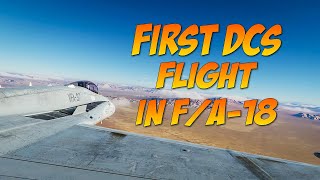 First DCS FA18 Flight [upl. by Assirahc]