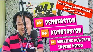 Denotasyon at Konotasyon [upl. by Odlanyar]