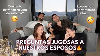 Preguntas JUGOSAS a nuestros ESPOSOS 🔥😱 se puso seria la cosa [upl. by Hanson]