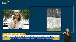 RJ  Polícia busca fugitivos da Penitenciária Lemos de Brito [upl. by Enymzaj505]