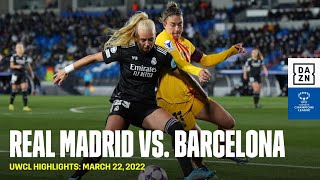 HIGHLIGHTS  Real Madrid vs Barcelona UEFA Womens Champions League 202122 [upl. by Millicent]