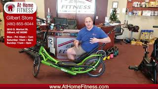 ElliptiGO 8C Exercise Bike Product Review  AtHomeFitnesscom Gilbert Arizona [upl. by Ydoow]