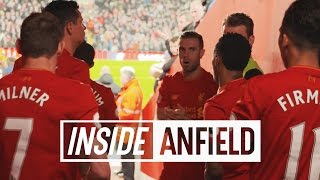 Inside Anfield Liverpool 41 Stoke City  TUNNEL CAM [upl. by Perla]