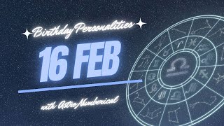 16 February Zodiac Horoscope Birthday Personality amp Traits Revealed [upl. by Droc]