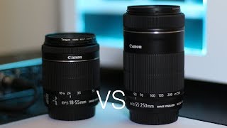 Canon 1855 vs 55250 STM Lenses [upl. by Mitchel]