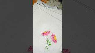 Hand embroidery handkerchief [upl. by Ahsuatal]