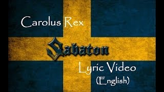 Sabaton  Carolus Rex Lyric Video English [upl. by Anastase]