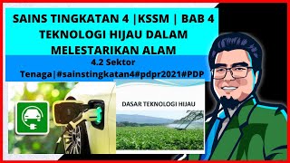 SAINS TINGKATAN 4KSSM  BAB 42 SEKTOR TENAGA sainstingkatan4pdpr2021PDP [upl. by Sada132]