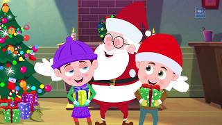 Schoolies  Santa Claus Down The Chimney  Cartoon Songs  Toddlers Videos By Kids [upl. by Araeit518]