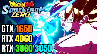 DRAGON BALL Sparking ZERO  GTX 1650  RTX 3060  4060  3050  1050 ti  Its over 60 [upl. by Davey]