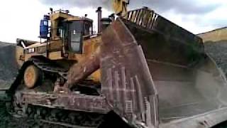 Caterpillar D11R Carry Dozer at Coal Mine coulple days after drop off [upl. by Siol]