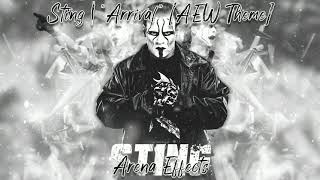 AEW Sting Theme Arena Effect quotArrivalquot [upl. by Tori]