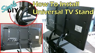 How To Install Universal TV Stand [upl. by Aikram]