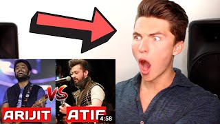 VOCAL COACH Reacts to Arijit Singh Vs Atif Aslam  REAL VOICE WITHOUT AUTOTUNE [upl. by Gauntlett]