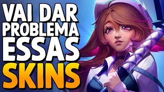 VÃRIAS SKINS EXCLUSIVAS PRO TFT E A COMUNIDADE JÃ COMEÃ‡OU A RECLAMAR KKKKK [upl. by Matty170]