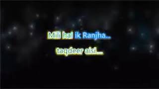 Kalank original karaoke with Lyrics 360 X 144 [upl. by Halfdan]