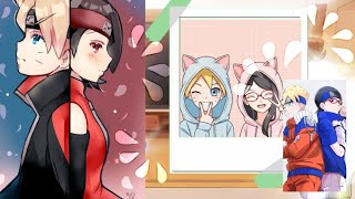 🌷Boruto academy react to BoruSara🌷 BORUSARA  Part 12  made by crissXReacts [upl. by Peltier]