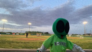 ［美國棒球］獨立聯盟Pecos League 2024年Roswell Invaders主場首戰 5302024 [upl. by Shore]