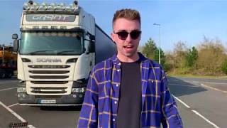 FIRST TIME DRIVING A SCANIA R520TRUCKING IN IRELAND [upl. by Eimma]